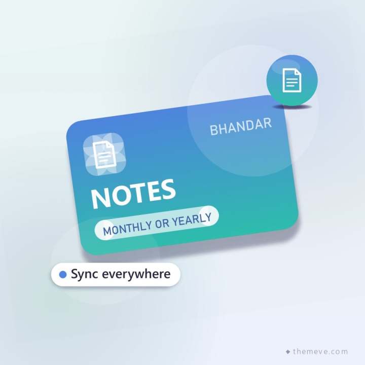 Bhandar Notes Pro